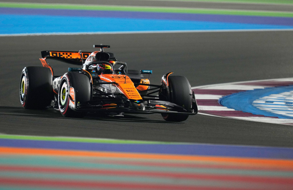 Oskar Pjastri u bolidu Meklarena