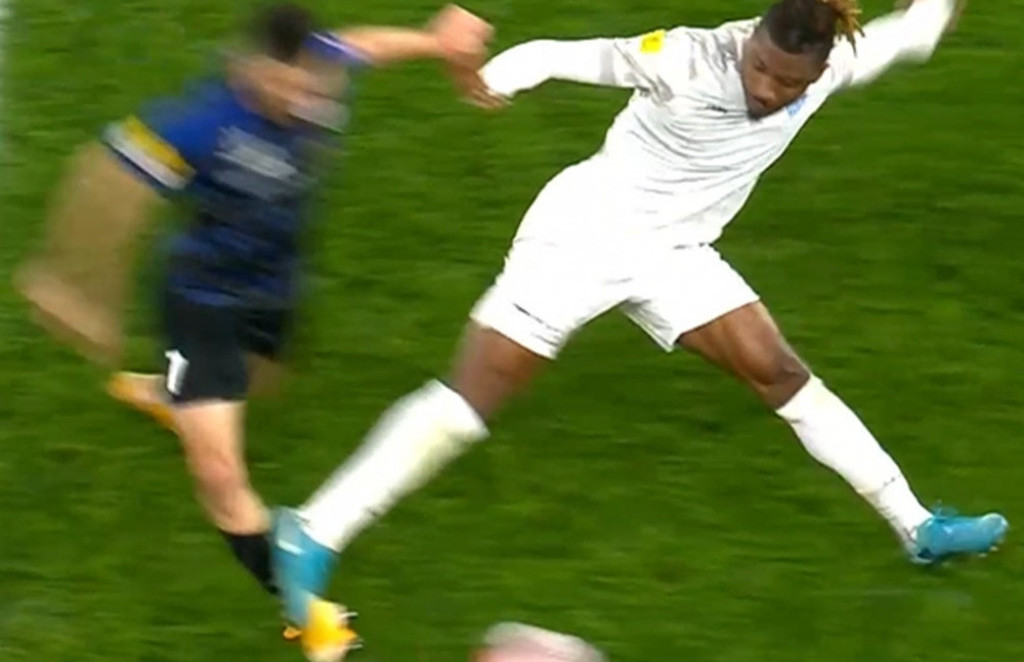 Detalj starta Činedua nad Radinom