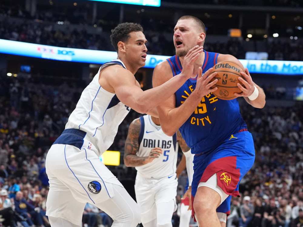 Nikola Jokić, košarkaš Denvera, u porazu od Dalasa