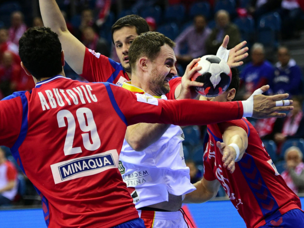 Rukometni reprezentativci Srbije, na jednom od ranijih mečeva