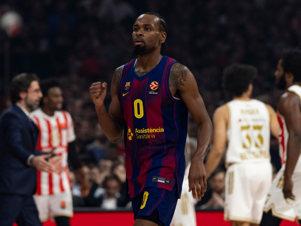 Kevin Panter na meču sa Crvenom zvezdom