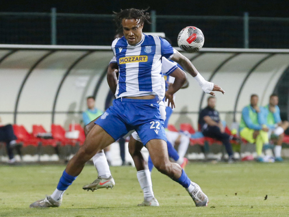 Džej Enem, fudbaler OFK Beograda, strelac za pobedu protiv Javora