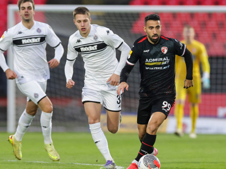 (UŽIVO, VIDEO) Radnički 1923 - Partizan 0:0: Ugrešić promašio dve šanse