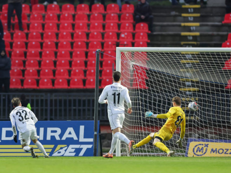 (UŽIVO, VIDEO) Radnički 1923 - Partizan 0:2: Trifunović, pa Milošević za 120 sekundi