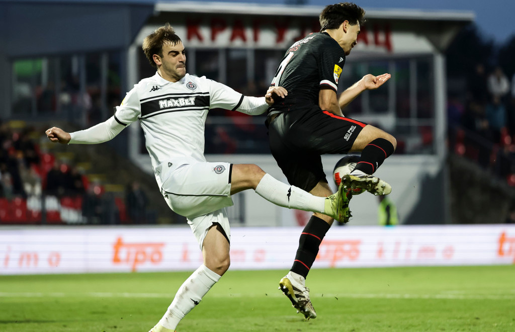 Jovan Milošević na meču sa Radničkim