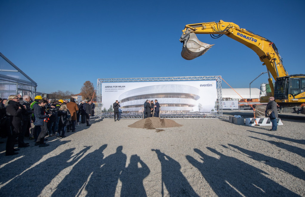 Arena "Santa Đulija" u izgradnji