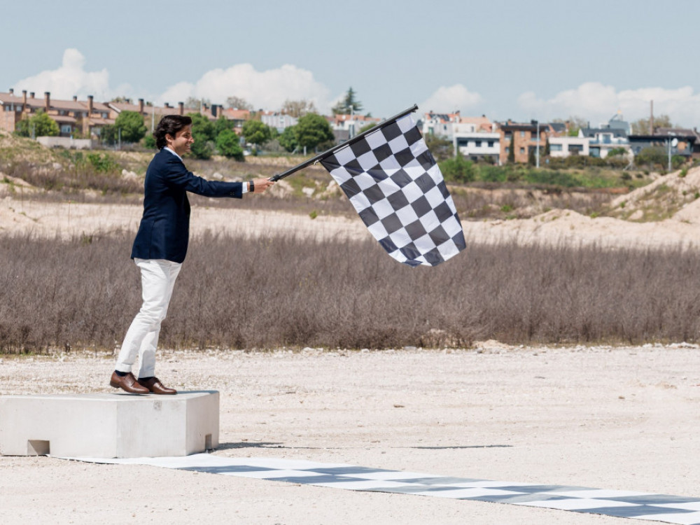 Karlos Sainc na otvaranju nove staze