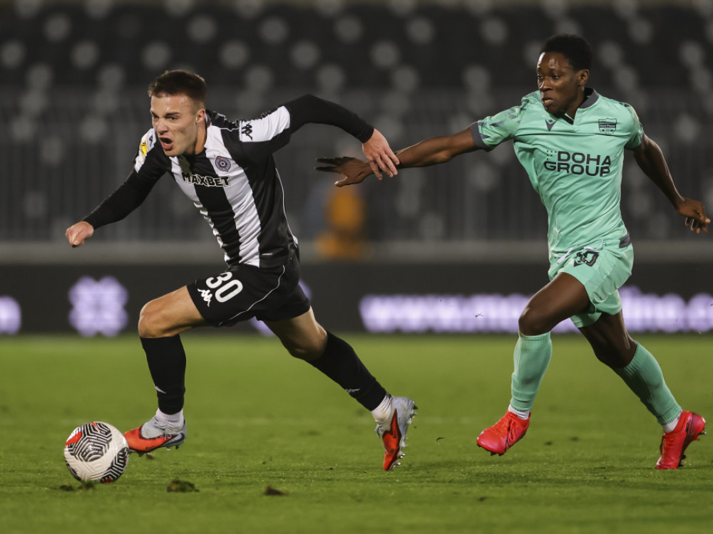 Dominik Sadi, fudbaler Novog Pazara, strelac protivv Radničkog (N)