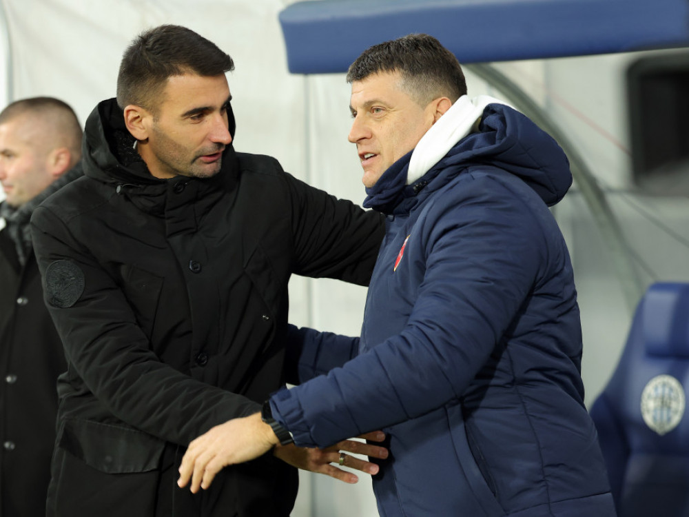 Vladan Milojević, trener FK Crvena zvezda, na meču u Bačkoj Topoli