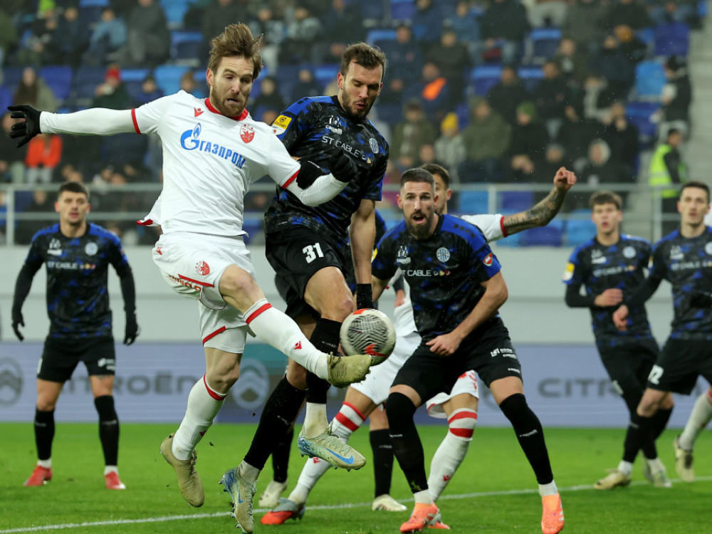 Fudbaleri Crvene zvezde i TSC-a