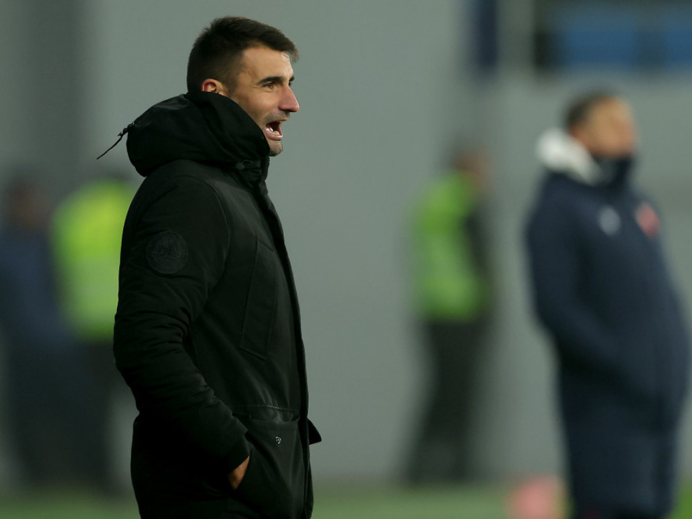 Nemanja Miljanović, trener TSC-a, na meču sa Crvenom zvezdom