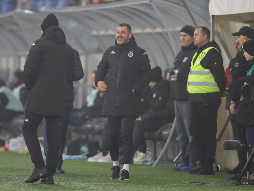 Nenad Stojaković tokom utakmice sa Partizanom