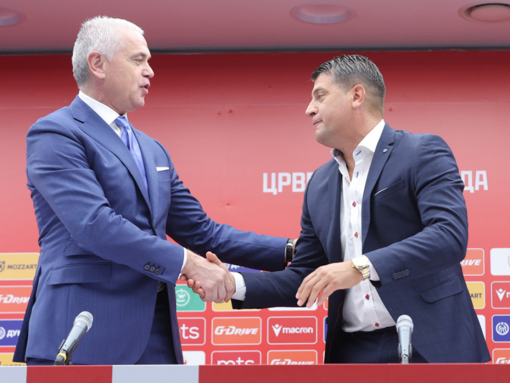 Vladan Milojević i Zvezdan Terzić, doskorašnji trener Crvene zvezde i njen generalni direktor