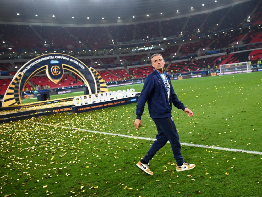 Luis Enrike, trener PSŽ-a, posle osvajanja Interkontinentalnog kupa 2025