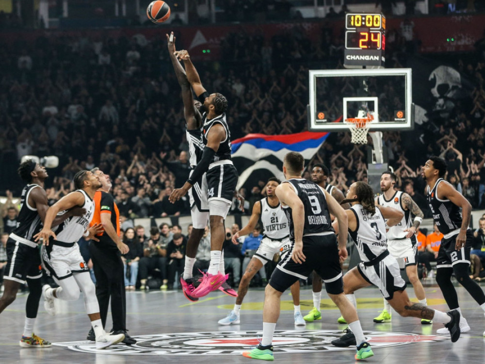 Košarkaši Partizana, na jednom od prethodnih mečeva Evrolige