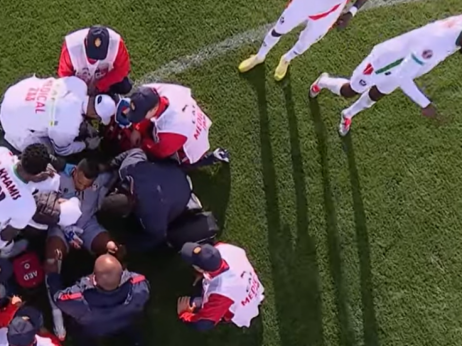 (VIDEO) Golman Sudana se srušio na terenu na Afričkom kupu nacija