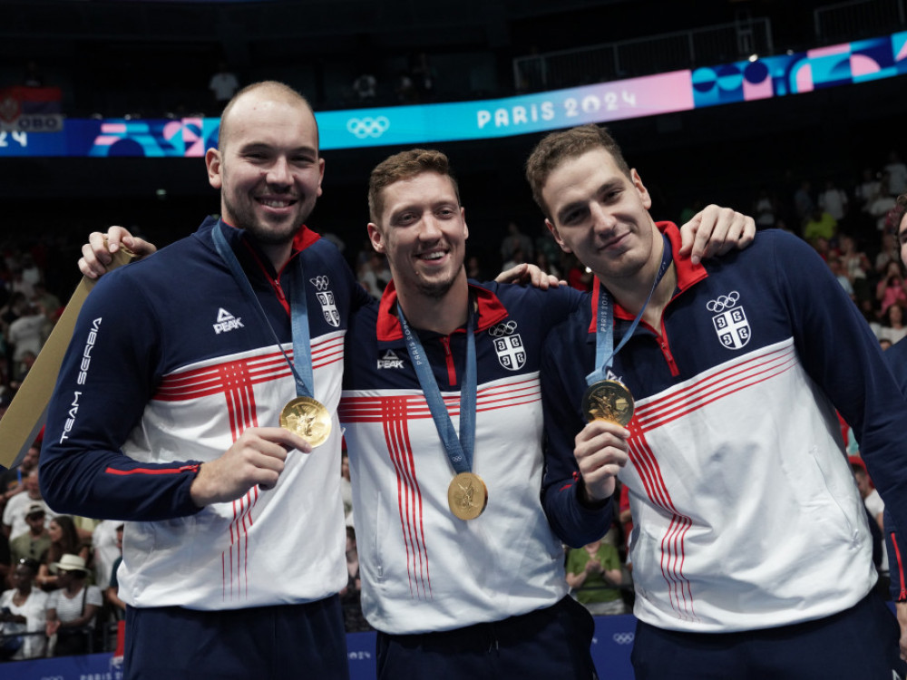 Dušan Mandić i Nikola Jakšić, dvojica od trojice osvajača tri olimpijske titule u selekciji Srbije