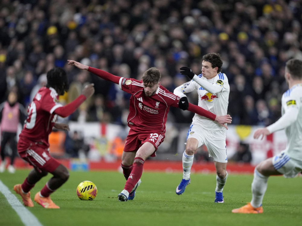 Fudbaleri Liverpula i Lidsa, u meču 19. kola Premijer lige