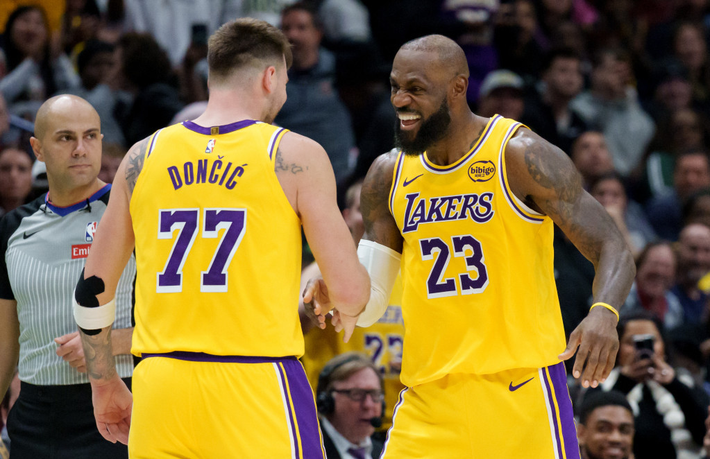 Luka Dončić i Lebron Džejms