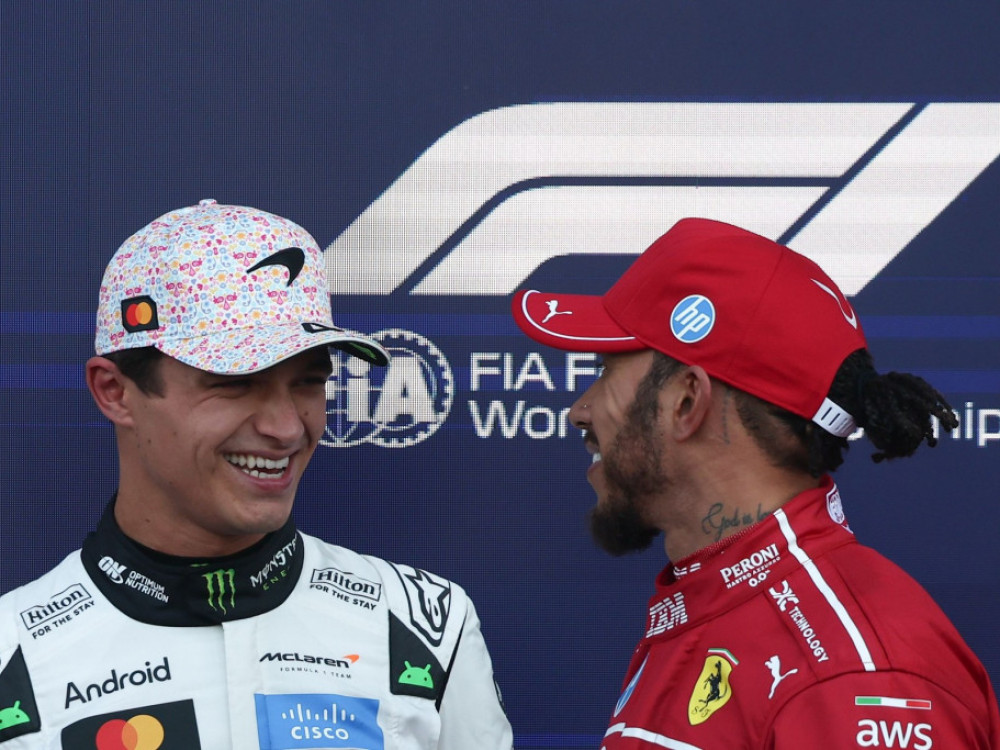 Lando Noris i Luis Hamilton