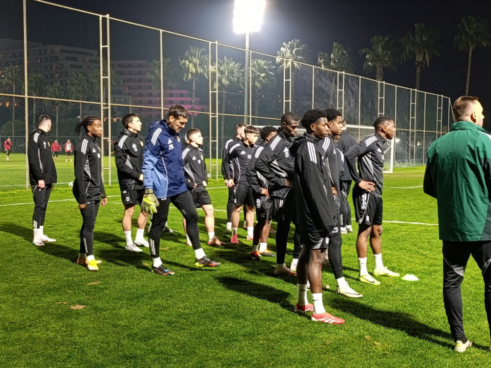 Fudbaleri Čukaričkog po dolasku u Antaliju