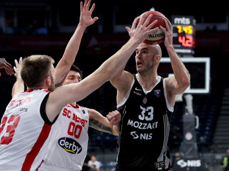 (UŽIVO) Studentski centar - Partizan: Crno-beli vidaju rane u Podgorici