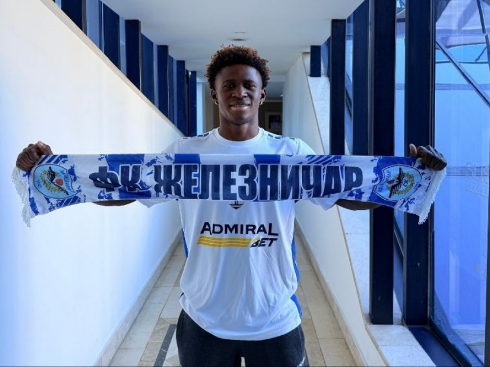 Simao Pedro na promociji u Železničaru