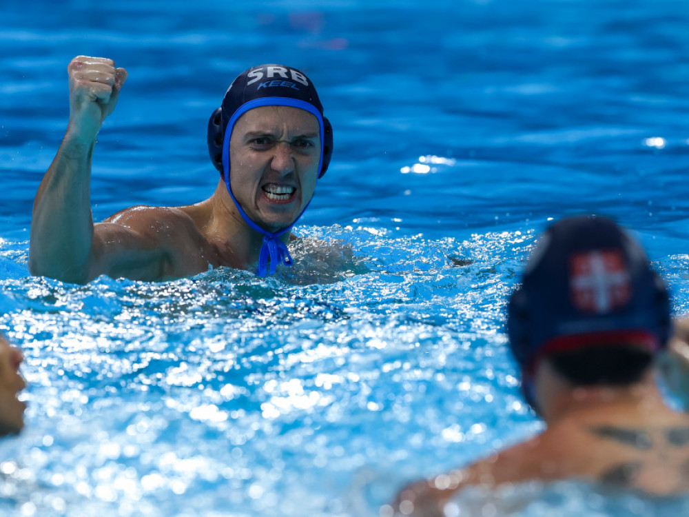 Sava Ranđelović, vaterpolista Srbije, na Evropskom prvenstvu