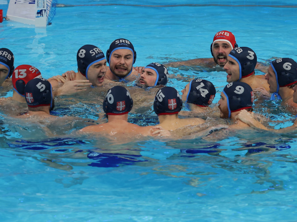 Vaterpolo reprezentacija Srbije, posle pobede nad Francuskom
