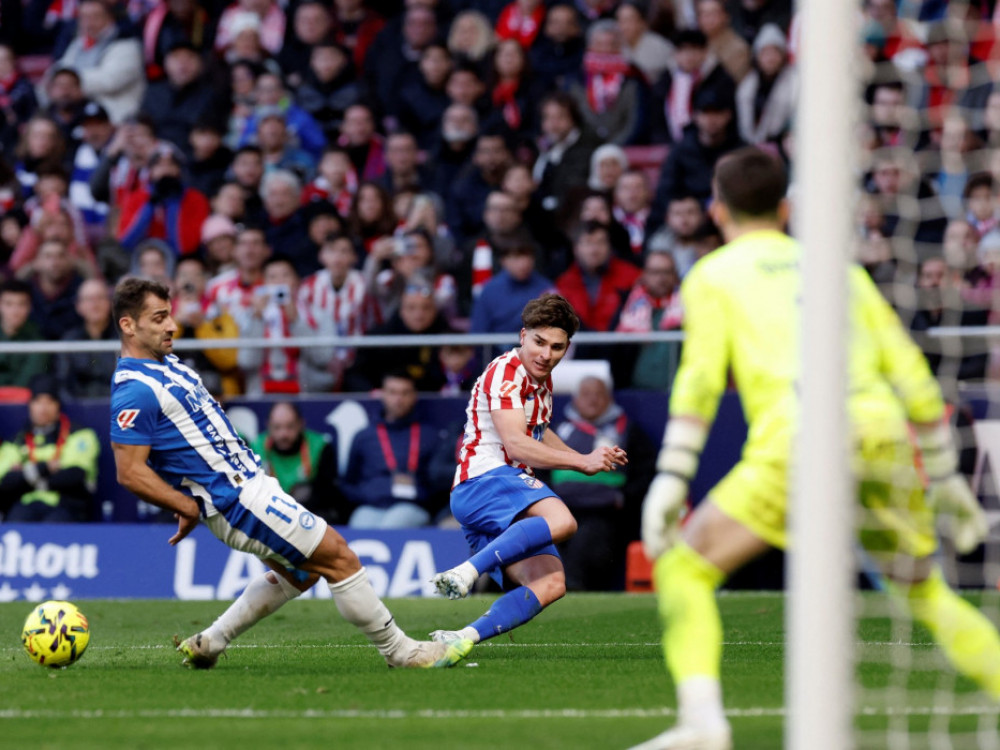 Fudbaleri Atletiko Madrida i Alavesa, u meču