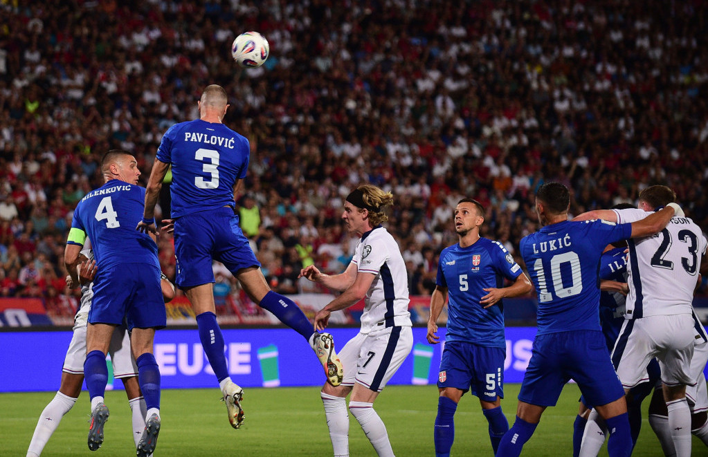 Detalj sa meča Srbije i Engleske