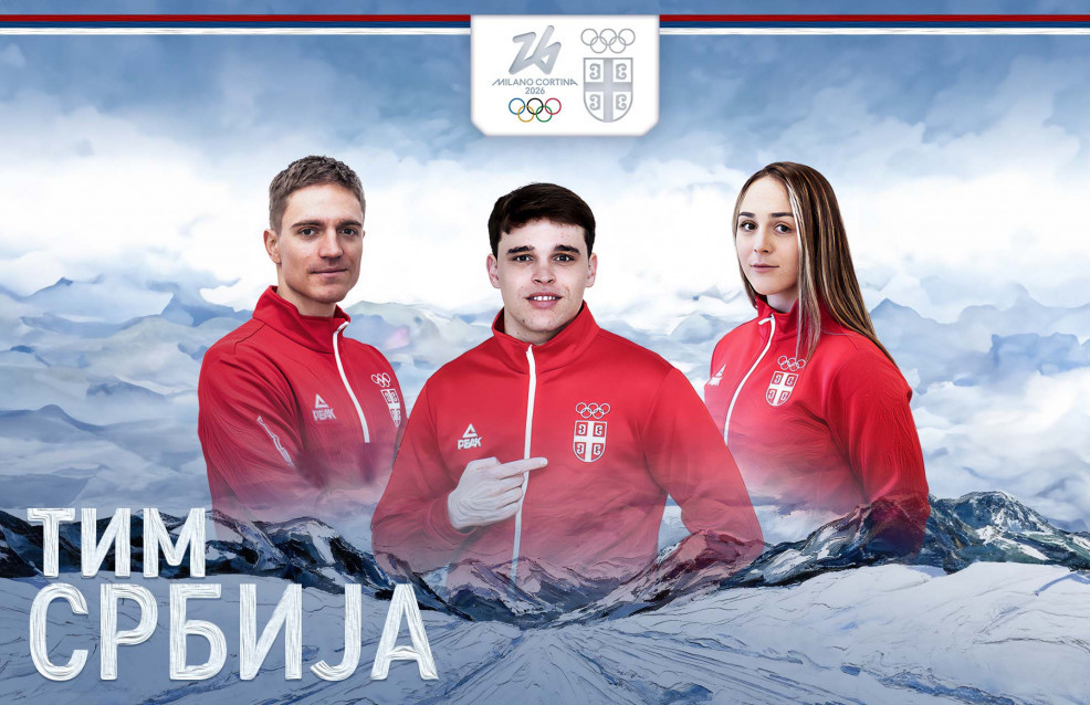 Trojac koji će predstavljati našu zemlju na ZOI: Anja Ilić, Aleksa Tomović i Miloš Milosavljević