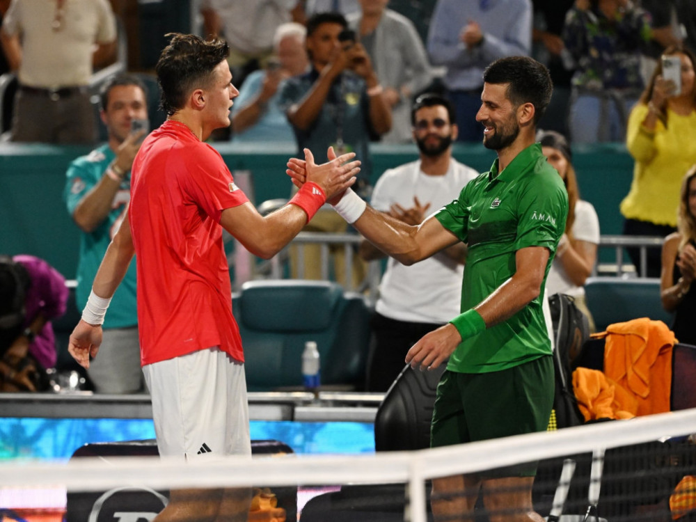 Novak Đoković i Jakub Menšik na finalu Majamija