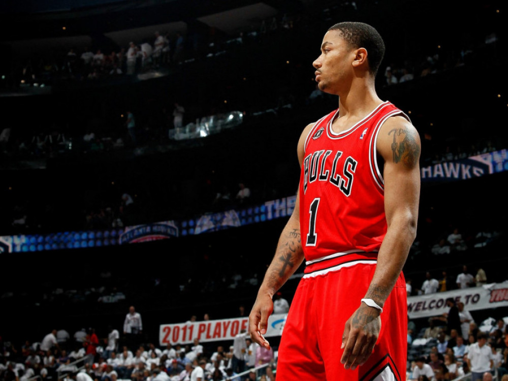 Derik Rouz u dresu Čikago Bulsa