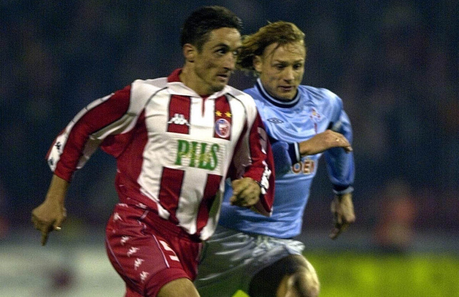 Stevo Glogovac i Valerij Karpin na meču 2000.