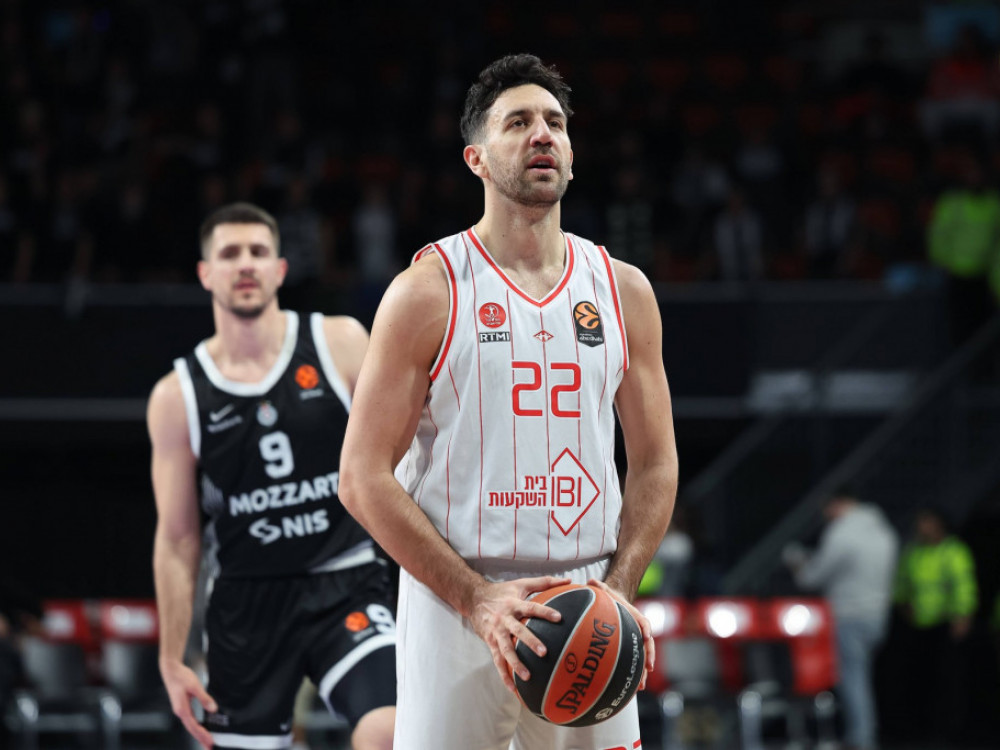 Vasilije Micić u dresu Hapoela