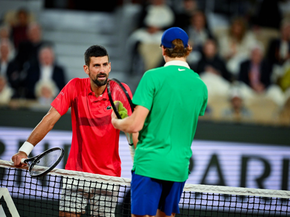 Novak Đoković i Janik Siner, srpski i italijanski teniser