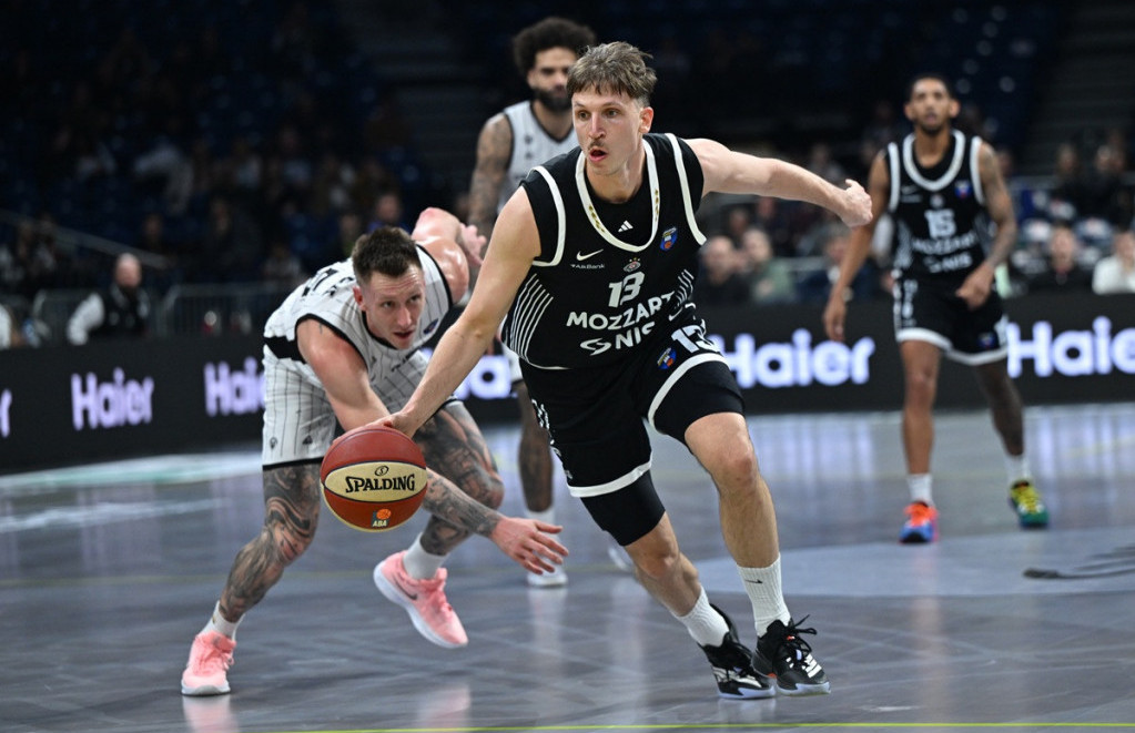 Aleksa Radanov u dresu Partizana