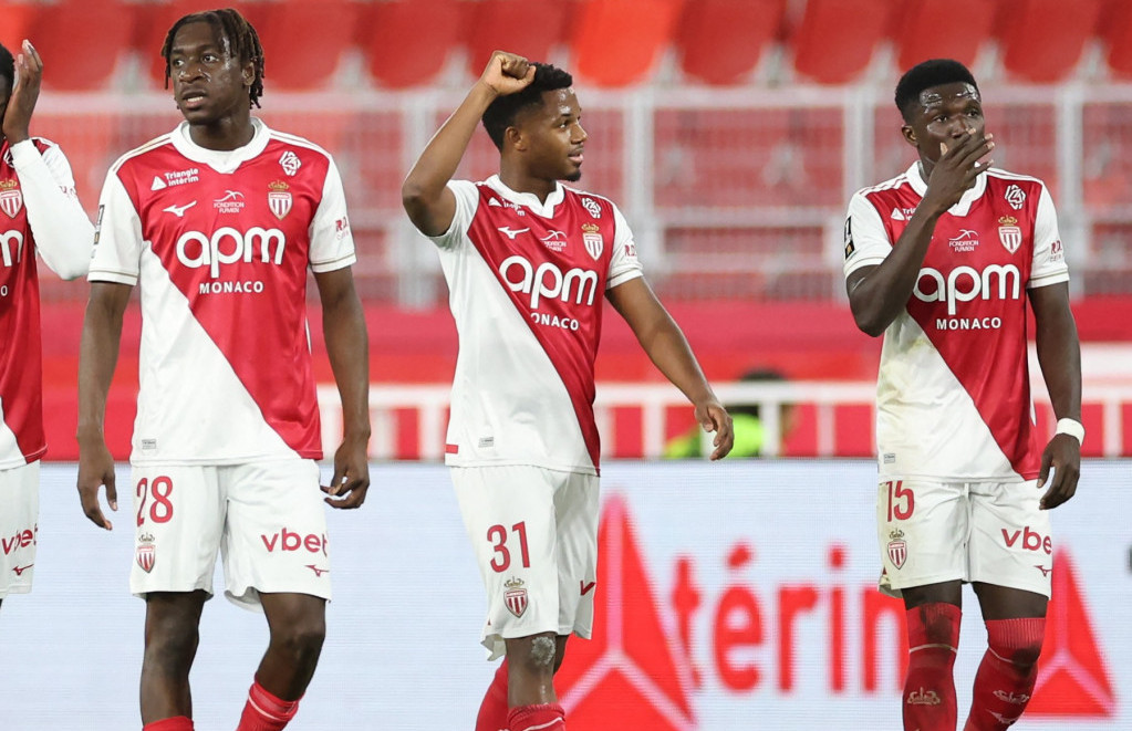 Ansu Fati slavi gol za Monako