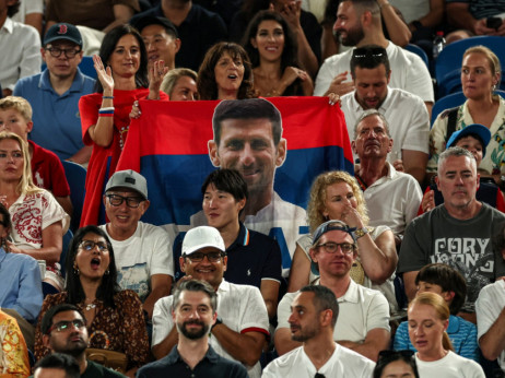 Melburn je definitivno srpski: Velika podrška naših navijača Novaku pred finale AO
