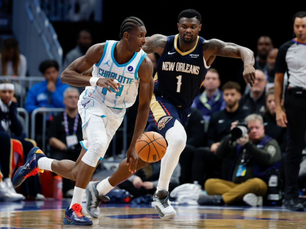 Detalj sa NBA utakmice, između Šarlota i Nju Orleansa