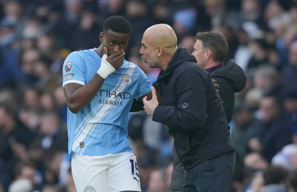 Mark Gei i Pep Gvardiola