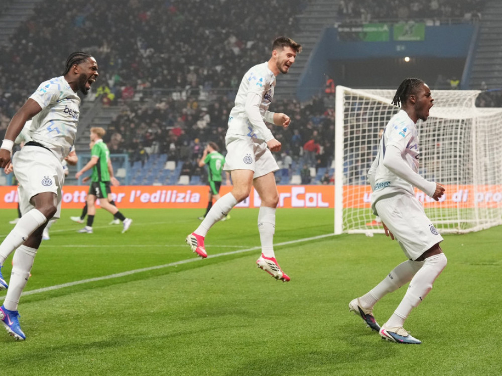 Fudbaleri Intera, slave pobedu nad Sasuolom