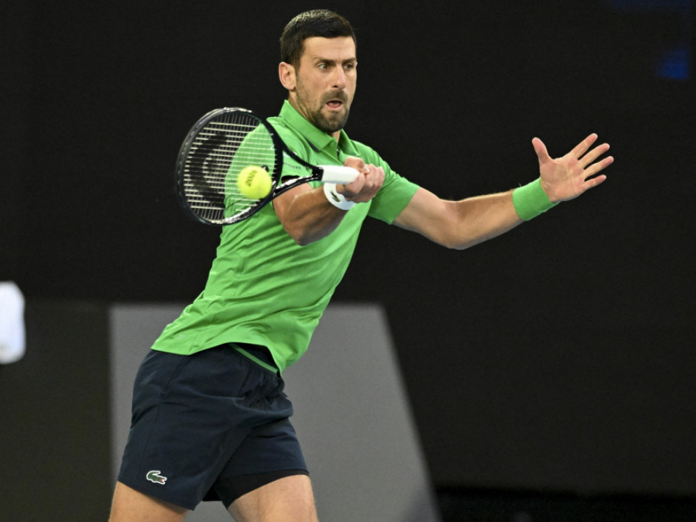 Novak Đoković, srpski teniser, tokom AO 2026