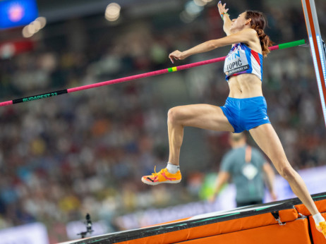 Beograd, današnja prestonica svetske atletike: Fascinatna Angelina Topić u krupnom kadru