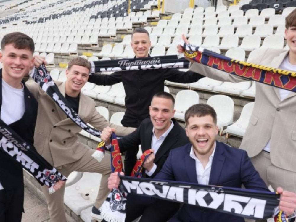 Mladi igrači Partizana