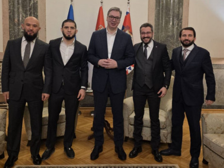 Direktor ACG, Nebojša Žugić zajedno sa Islamom Mahačevim u poseti predsedniku Srbije