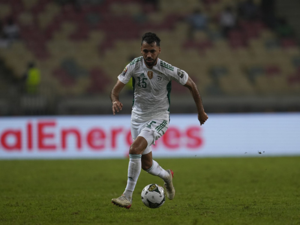 Farid Bulaja, fudbaler IMT-a, u dresu reprezentacije Alžira