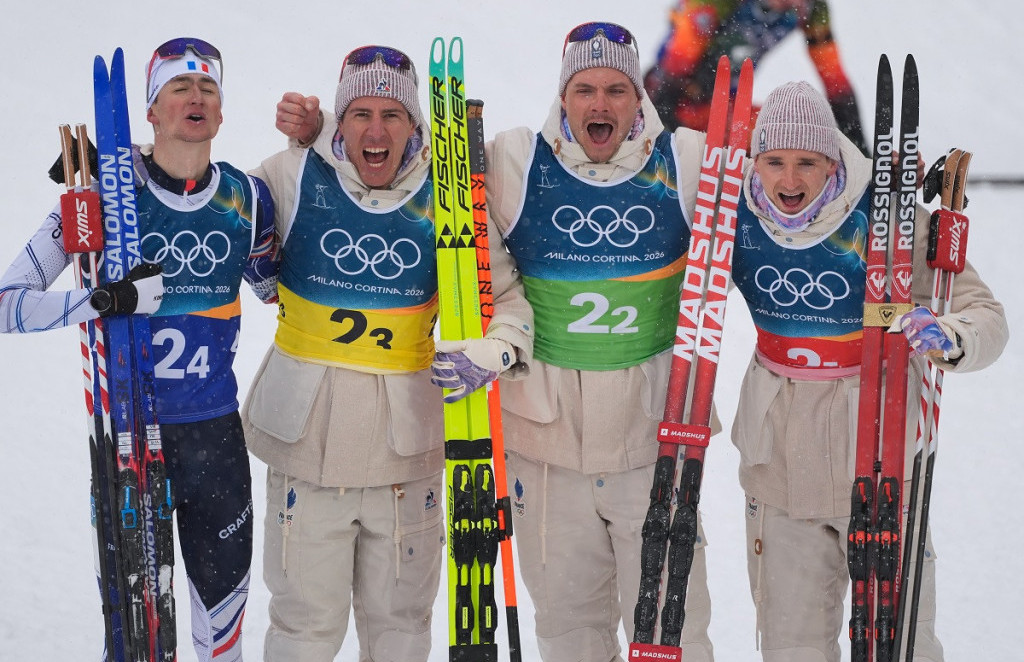 Pero, Maje, Žakelan, Klod, bijatlonska štafeta Francuske