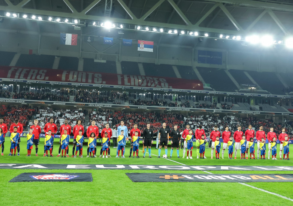 Fudbaleri Crvene zvezde i Lila